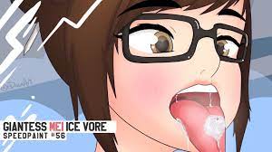 Giantess Mei Ice Cube Vore // Overwatch 2 // Speed Paint #56 - YouTube