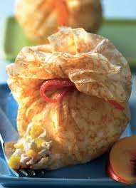 Aumonieres De Crepes Boules De Neige Enfant Com Alimentation Crepes Aumoniere
