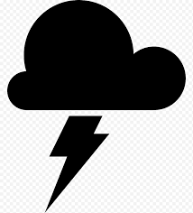 Vektor ilustrasi tanda ramalan cuaca untuk hari hujan dengan petir. Awan Hujan Badai Badai Petir Petir Simbol Logo Cuaca Garis Png Klipartz