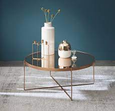 pin on mesas salon cristal metal dorado