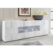 Aspen Modern Sideboard Large In White High Gloss With Led Modern Sideboard Sideboard Led Furniture