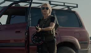 One aspect of the terminator that is genuinely ridiculous is the love story between sarah and kyle reese, the guy sent back in. Sarah Connor Makes An Explosive Entrance In First Terminator Dark Fate Clip
