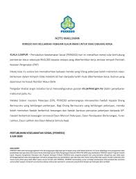 Pertubuhan keselamatan sosial is a company registered in malaysia. Perkeso Socso On Twitter Perkeso Menafikan Mesej Tular Mengenai Pemberian Elaun Sebanyak Rm3 000 Kepada Individu Yang Diberhentikan Kerja Semasa Tempoh Pkp Perkesoprihatin Perkesomemayungianda Covid19 Pkp Https T Co Jpvrqvkoct