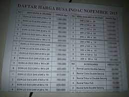 Hanya satu sumber referensi terlengkap dan terpercaya ekspor, impor dan bisnis direktori di indonesia. Harga Kasur Inoac 2019 Ekafoaminoac S Blog