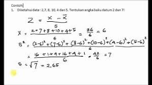 Maybe you would like to learn more about one of these? Z Score Angka Baku Youtube