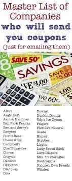 31 Companies That Will Send You Free Coupons By Mail Free Coupons By Mail Couponing For Beginners Coupons By Mail