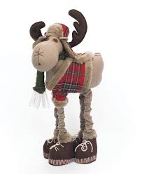 Check out these easy christmas home decor ideas perfect for apartments and small living spaces. Napco Christmas Decoration Standing Moose Reviews Holiday Shop Home Macy S Moose Decor Christmas Moose Moose Crafts