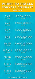 How To Convert Pixels To Inches Infographic Signature