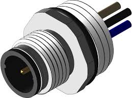 Sensor Connector M12 M16 4 Pin Male 3d Cad Model Library Grabcad
