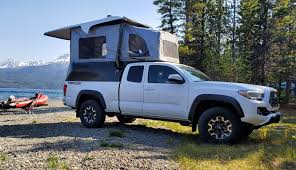 (basic shell) 210kg fully kitted. For Sale Price Reduced 2019 Toyota Tacoma Trd Off Road With Unique Carbon Fiber Popup Camper Expedition Portal