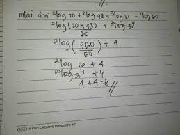 Check spelling or type a new query. Nilai Dari 2 Log 20 2 Log 48 3 Log 81 2 Log 60 Brainly Co Id