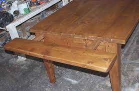 Best rustic farmhouse dining table. Custom Expandable Farmhouse Table By Edward Cooper Workshop Custommade Com
