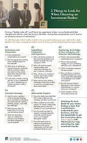 What are the big 4 investment banks? 5 Things To Look For When Choosing An Investment Banker