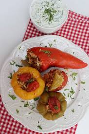Gruensteinkitchen Biber Dolmasi Gefullte Paprika Gefullte Paprika Paprika Rezepte