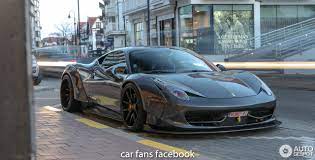 Available in frp, hybrid and dry carbon, the lb★silhouette works ferrari 458 gt full body kit from liberty walk is available and ready for production today. Ferrari 458 Italia Liberty Walk Widebody 19 February 2018 Autogespot