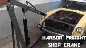 Here we unbox and assemble my new 2 ton harbor freight engine hoist. Harbor Freight Foldable Shop Crane Assembly Bleeding Youtube