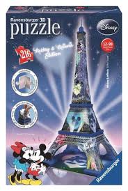 Eiffelova věž je ocelová věž v paříži, v současnosti nejznámější pařížská památka. Jeux Ravensburger Eiffel Tower 3d Puzzle Eiffel Tower Disney Puzzles