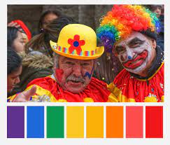 The circus of colors and funny clowns! – Inside Colors