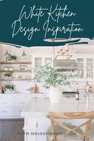 These cabinets have a glossy finish made out of wood that comes in a combination of brown and white. White Kitchen Inspiration Montenegro Stone House Renovation Vision Board