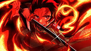 Fire force wallpaper shinra demon. Demon Slayer Tanjiro Kamado With Sharp Sword On Fire Anime Hd Wallpaper Peakpx