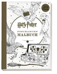 Harry Potter Postkartenmalbuch Amazon De Bucher