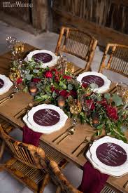 Rustic Burgundy Barn Wedding Elegantwedding Ca Rustic Wedding Table Runners Rustic Wedding Table Wedding Table Settings