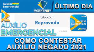 Rejeições contestadas ao ministério da cidadania foram revisadas e mais cidadãos foram considerados elegíveis ao programa federal. Ultimo Dia Contestacao Auxilio Emergencial 2021 Veja Como Contestar E Por Que Nao Aparece O Botao Youtube