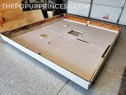 The used camper we bought had taken so much water that the wood was rotting away. Rockwood Pop Up Camper Roof Rebuild Deconstruction The Pop Up Princess