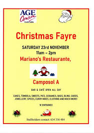 Fill prescriptions, save with 100s of digital coupons, get fuel points, cash checks, send money & more. Murcia Today Span Style Color 780948 Archived Span Saturday 23rd November Age Concern Christmas Fair On Camposol