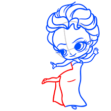 Learn How To Draw Elsa Queen Chibi Easy To Draw Everything Disney frozen 2 elsa snow queen girls size m 7/8 dress cape costume disguise. learn how to draw elsa queen chibi