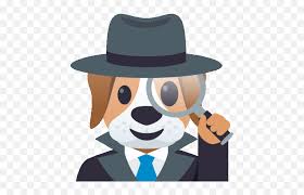 What are some names of dog cartoon characters? Detective Dog Gif Detective Dog Joypixels Discover U0026 Share Gifs Dog Detective Cartoon Gif Emoji Emoji Detective Free Transparent Emoji Emojipng Com