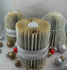 Kerzenhalter Aus Buchern Bucher Falten Kerze Bucher Falten Falzen