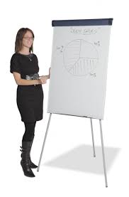 flip chart stand with white board