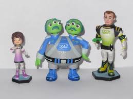 DISNEY MILES FROM Tomorrowland Toy Figure LOT Leo Watson & Crick Loretta  PVC $6.39