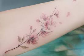 The stunning japanese cherry blossom tattoo covering up the whole sleeve in this nifty japanese cherry blossom tattoo inscribed on the forearm,the the key symbolic meanings of this tac are beauty, grace, power, prosperity and good. Tender Selection Of Cherry Blossom Tattoo For Your Inspiration