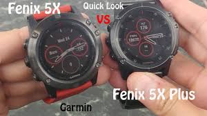 garmin fenix 5x vs garmin fenix 5x plus quick look