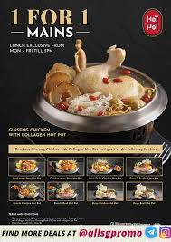 Michelin inspector reviews and insights Seoul Garden Hot Pot Promotion 1 For 1 Ginseng Chicken Hot Pot On Weekdays At Vivo Allsgpromo
