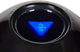 An online magic eight ball fortune teller is also very easy to access from your mobile device. Amazon Com Magic 8 Ball Mattel 75th Anniversary Fortune Telling Novelty Toy With Floating Answers Great Gift For Ages 6 Years Older Toys Games
