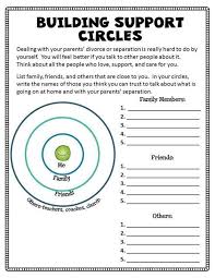 Building Support Circles Therapy Worksheets Group Counseling Counseling Activities