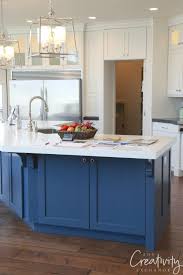 Ppg 2020 Color Of The Year Chinese Porcelain Blue Kitchen Island Kitchen Island Different Colour Blue Kitchens