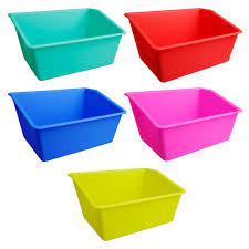 4 gallon/15 l classroom storage bin with lid ,blue (6 units/pack) $111.84 usd. Assorted Book Bin By Creatology Michaels