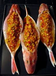 Grondin Farci A La Bohemienne Cuisine De La Mer Cuisine Exotique Cuisine Poisson Recette A Base De Poisson