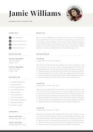 Creative Resume Template With Photo Elegant Design Modern Etsy Resume Template Creative Resume Templates Resume References