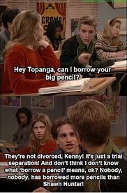 I can't disagree. i laugh weakly, walking him to the door. Topanga Boy Meets World Quotes Quotesgram