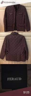 Feraud Brown Quilted Field Jacket Size 12 Field Jacket Barbour Jacket Jackets