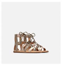 Sandals Sorel Ella Lace Up Sage Woman Alpinstore
