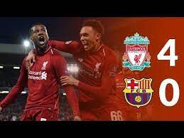 Liverpool Vs Barcelona 4 0 Highlights Ucl 2019 Youtube Liverpool Uk Football League