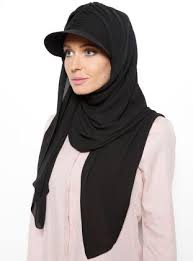 Semi Instant Shawl Black Tulipa Turban Hijab Style Tutorial Hijab Fashion Fashion