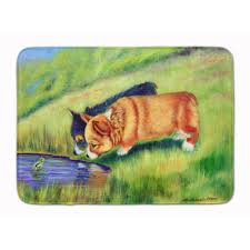 Find many great new & used options and get the best deals for corgi kitchen or bath mat 20x30 at the best online prices at ebay! Caroline S Treasures 19 In X 27 In Corgi Machine Washable Memory Foam Mat 7292rug The Home Depot