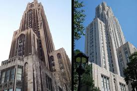The cathedral of learning is a 42 story skyscraper that serves as the centerpiece of the university of pittsburgh's (pitt) main campus in the oakland neighborhood of pittsburgh, pennsylvania, united states. Pittsburgh Then And Now The Cathedral Of Learning Pittsburgh Magazine
